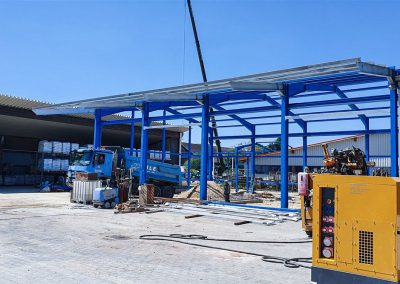 Erweiterung des Betriebsgeländes beo Geo-Bohrtechnik