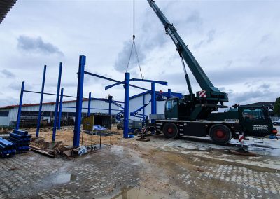 Erweiterung des Betriebsgeländes beo Geo-Bohrtechnik