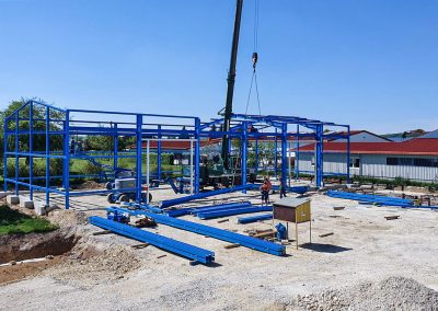 Erweiterung des Betriebsgeländes beo Geo-Bohrtechnik