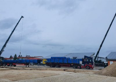 Erweiterung des Betriebsgeländes beo Geo-Bohrtechnik