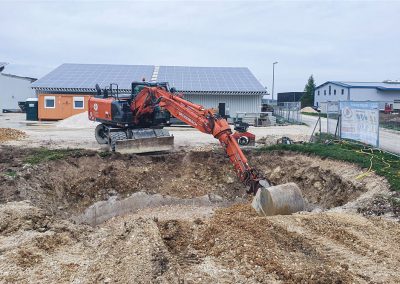 Erweiterung des Betriebsgeländes beo Geo-Bohrtechnik