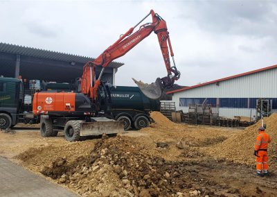 Erweiterung des Betriebsgeländes beo Geo-Bohrtechnik