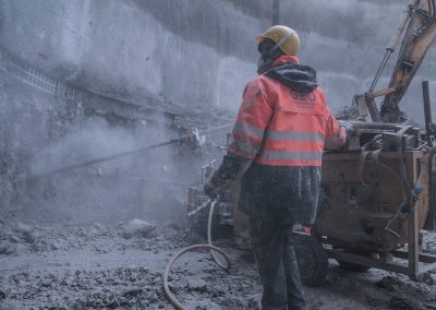 Geo-Bohrtechnik Anker Testturm Rottweil