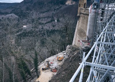 Geo-Bohrtechnik Borpfähle Burg Hohenzollern