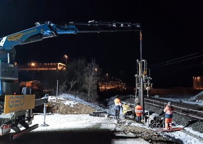 Rohrgründung Bahntrasse Dornstadt