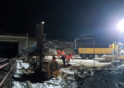 Rohrgründung Bahntrasse Dornstadt