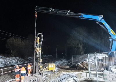 Rohrgründung Bahntrasse Dornstadt