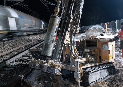 Rohrgründung Bahntrasse Dornstadt