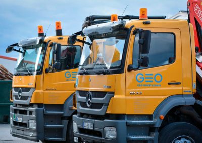 Geo-Bohrtechnik Fuhrpark