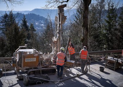 Bohrgrunderkundung Sonderbucher Steige Blaubeuren