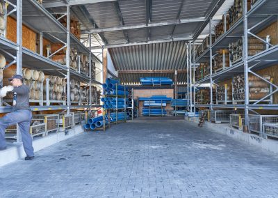 Geo-Bohrtechnik Lagerhalle