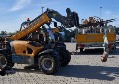 Geo-Bohrtechnik Beladung