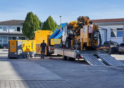 Geo-Bohrtechnik Transport
