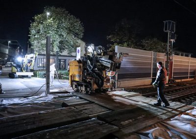Bahnhof Kelsterbach Bohrpfähle