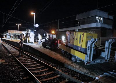 Bahnhof Kelsterbach Bohrpfähle