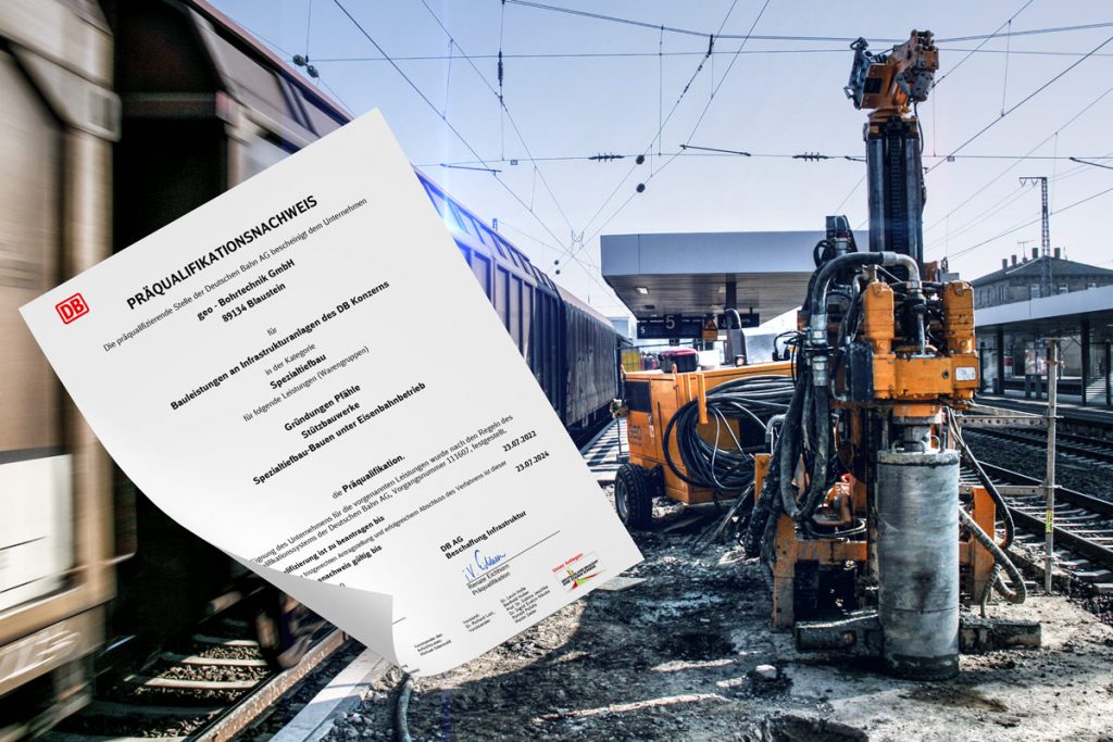 DB-PQ Zertifikat der Deutschen Bahn