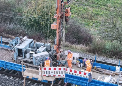 Dammsanierung Bahnlinie München - Treuchtlingen