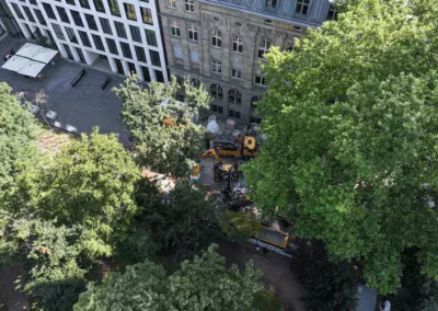 Geothermiebohrung Kaiser-Karree in Frankfurt