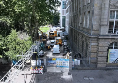 Bohrung Kaiser-Karree in Frankfurt
