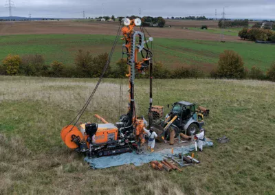 Bohrung in Limburg Mülldeponie