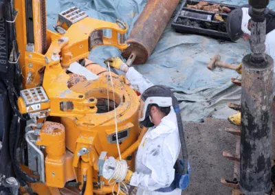 Bohrung in Limburg Mülldeponie