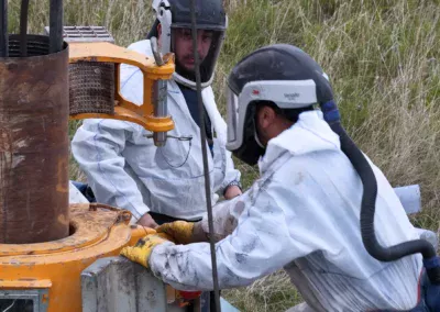 Bohrung in Limburg Mülldeponie