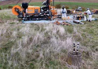 Bohrung in Limburg Mülldeponie