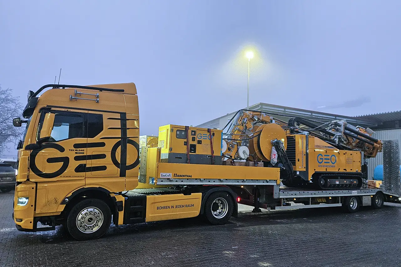 Geo-Bohrtechnik Low-Head Bohrgerät HD200
