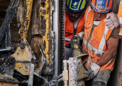 Bohren unter beengten Bedingungen