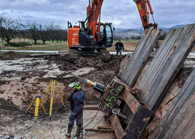 Ankerzugversuche Tunnel Offenburg